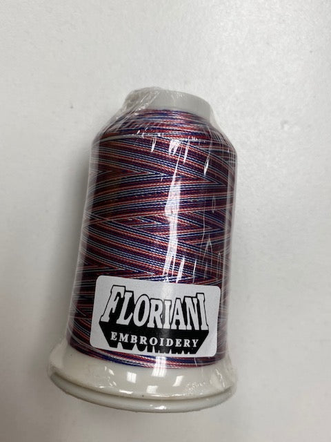 Floriani Variegated Polyester Embroidery Thread