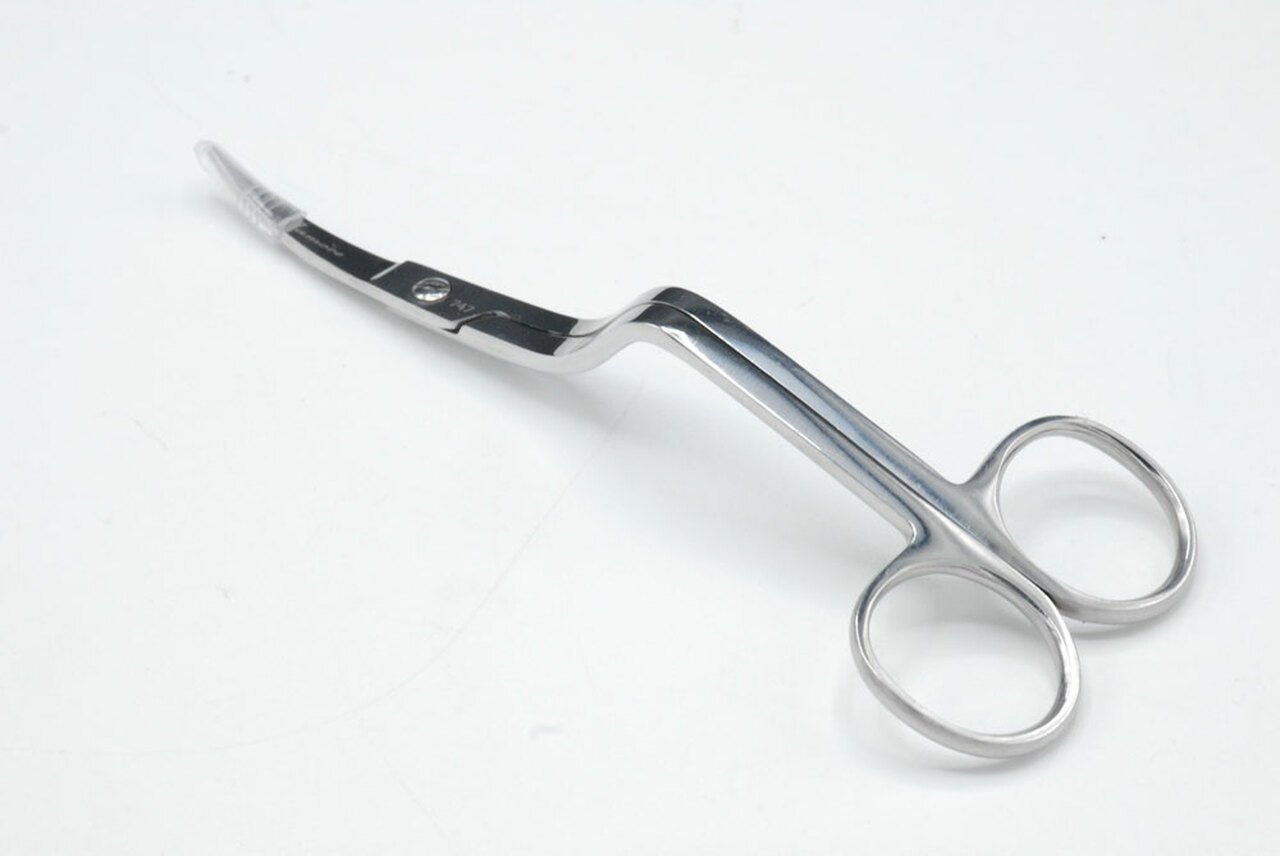 Famore 6" Double Curved Embroidery Scissors - Right Handed