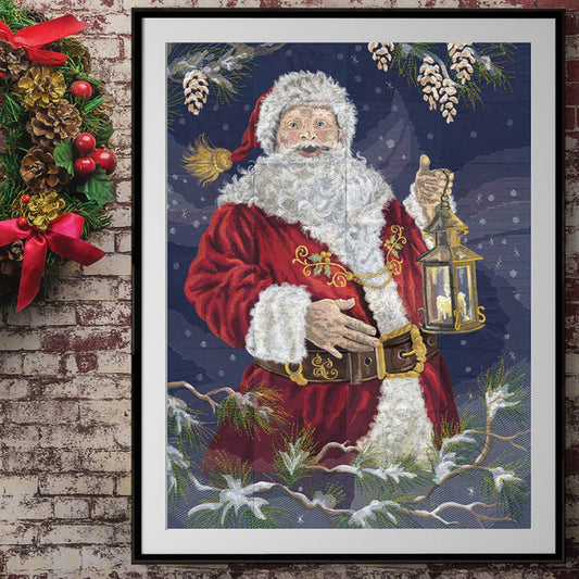 Enchanted Santa Tiling Scene