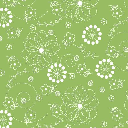LAST CHANCE! Green Doodles # 8246M-G