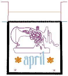 2023 Embroidered Mini Calendar