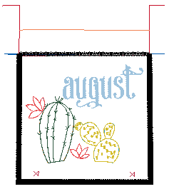 2023 Embroidered Mini Calendar