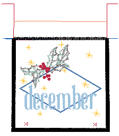 2023 Embroidered Mini Calendar