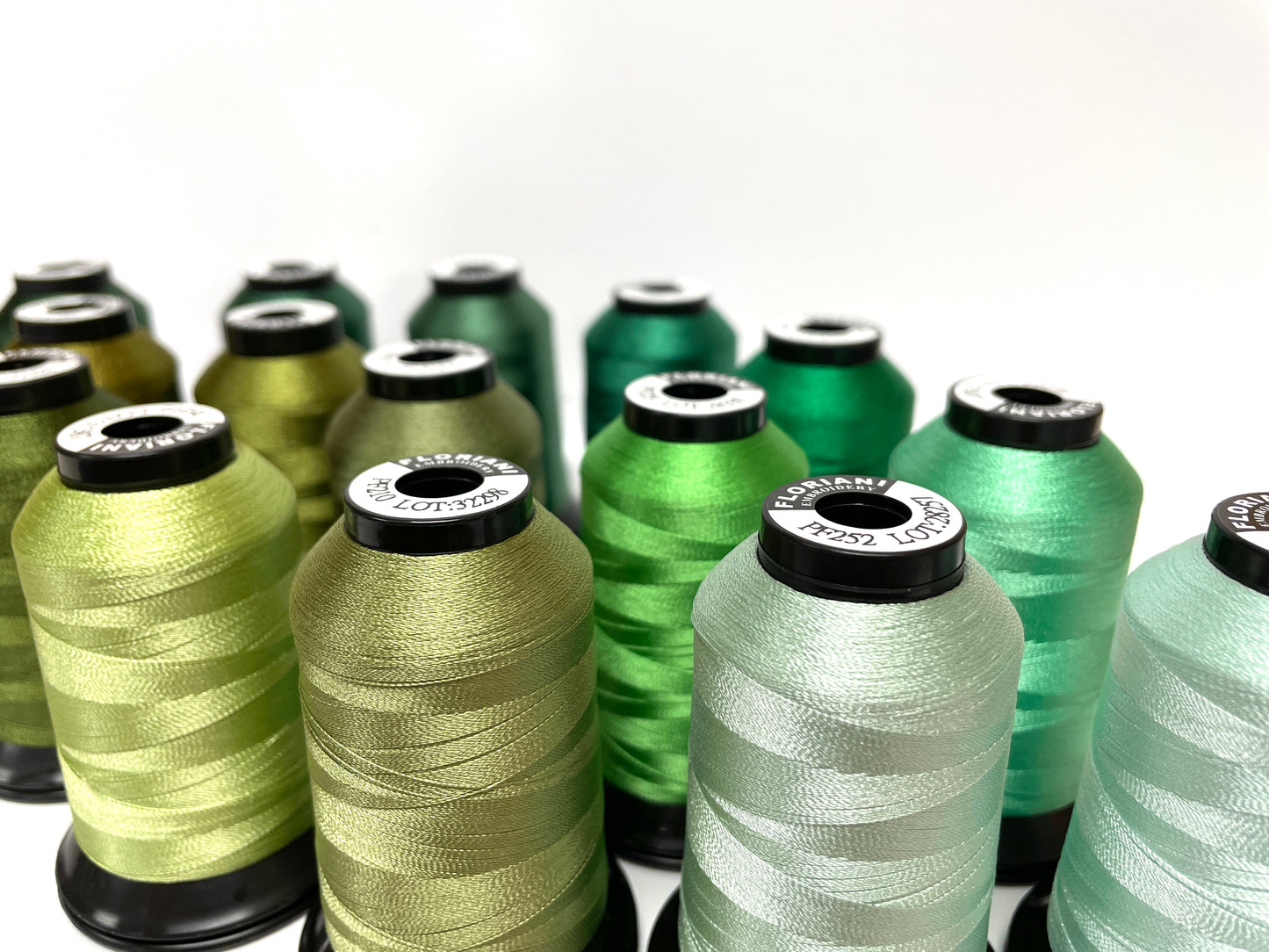 Floriani Embroidery Thread - Greens