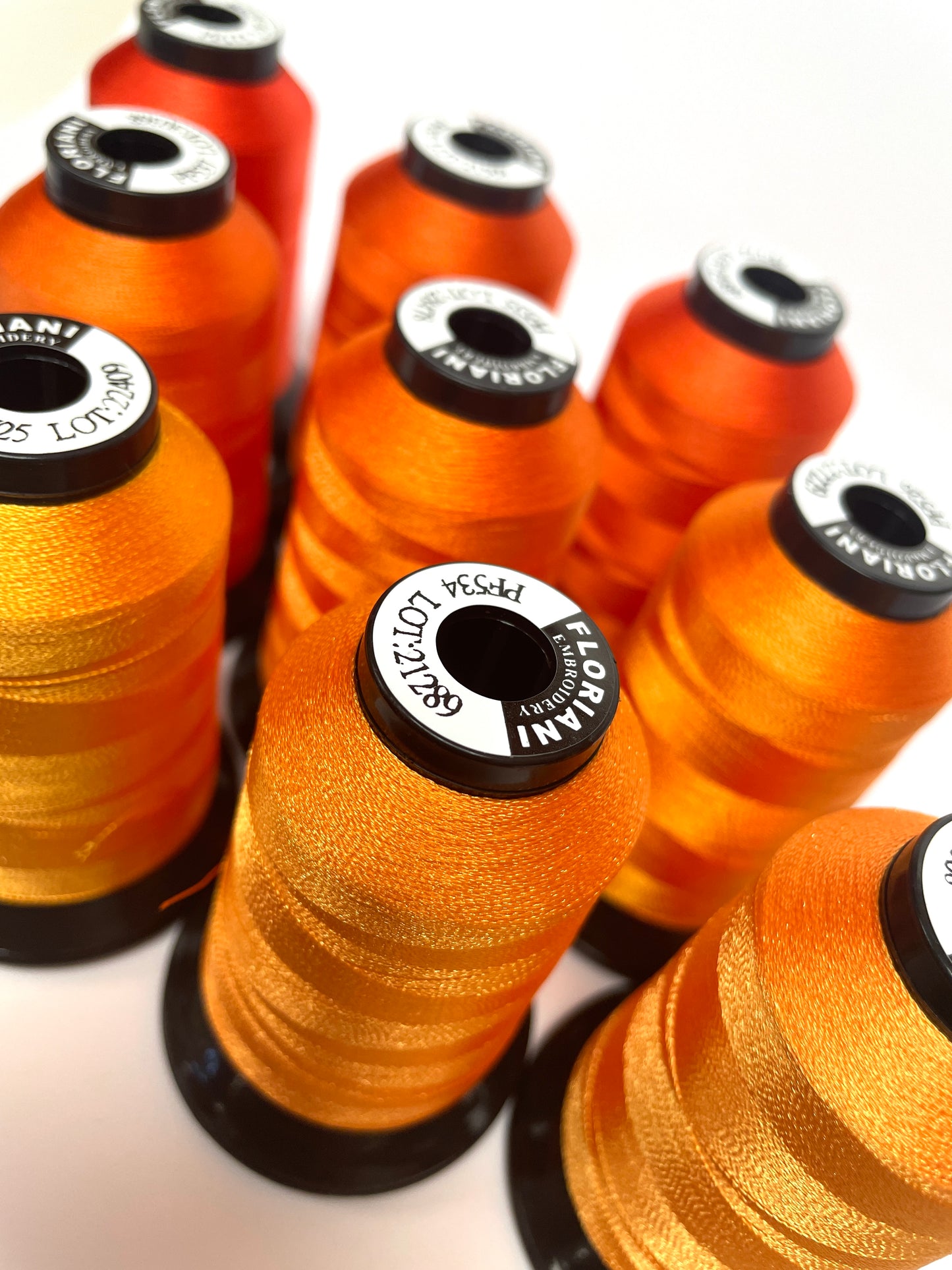 Floriani Embroidery Thread - Oranges