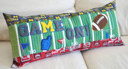 "Game On" Bench Pillow
