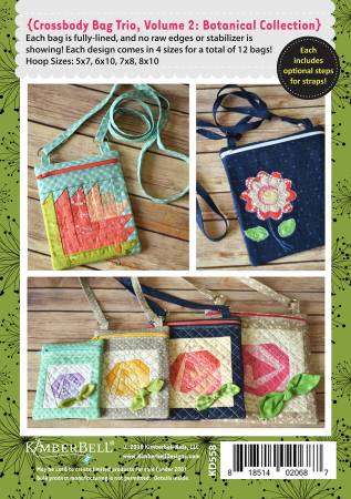Crossbody Bag Trio, Vol 2: Botanical Collection
