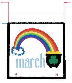 2023 Embroidered Mini Calendar