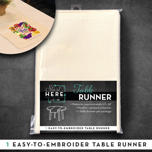 Easy-To-Embroider Table Runner