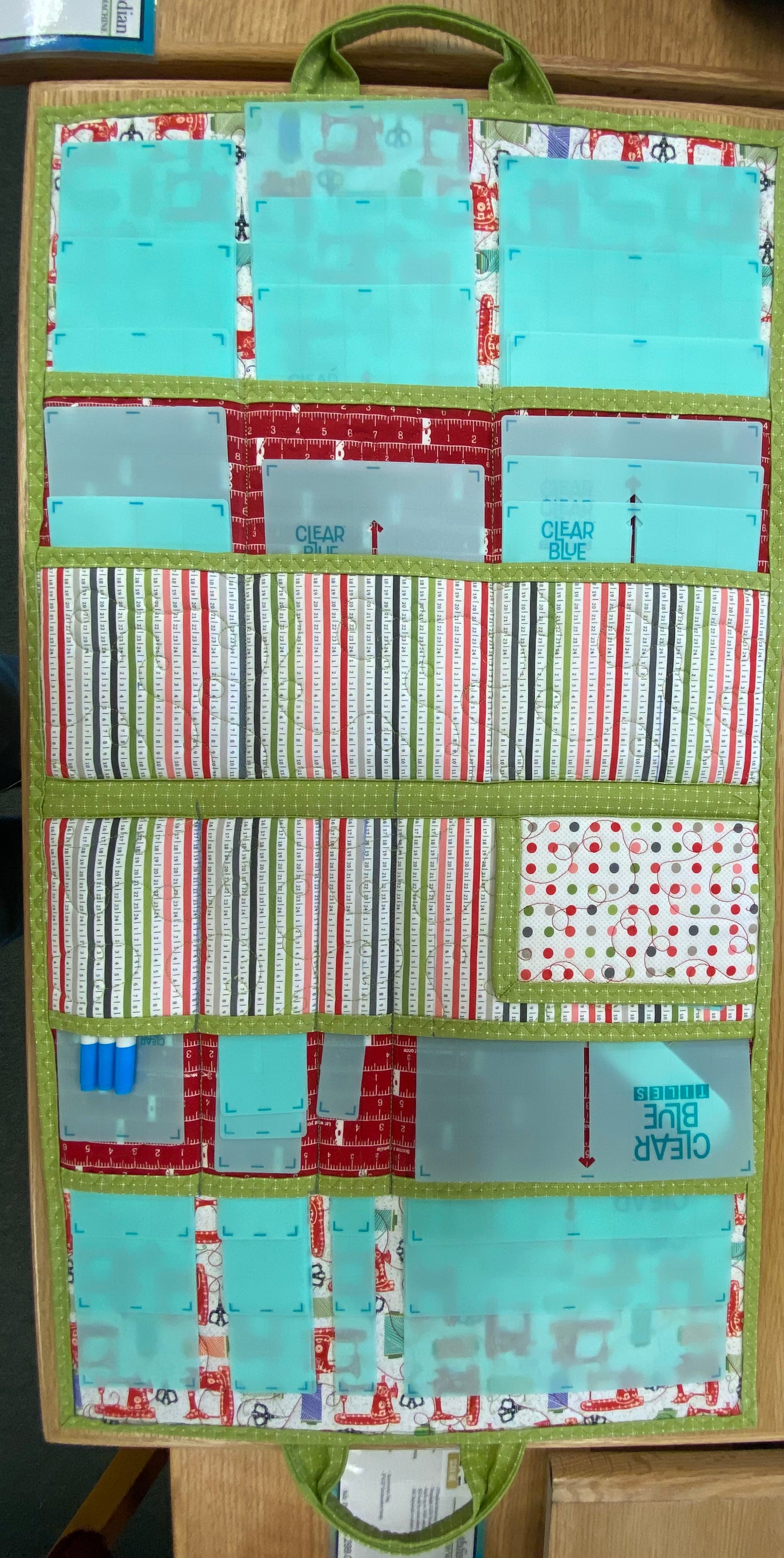 Clear Blue Tile Carrying Case Free Pattern