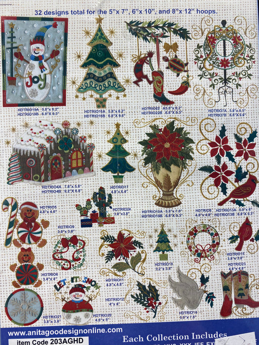 Christmas Trios by Anita Goodesign