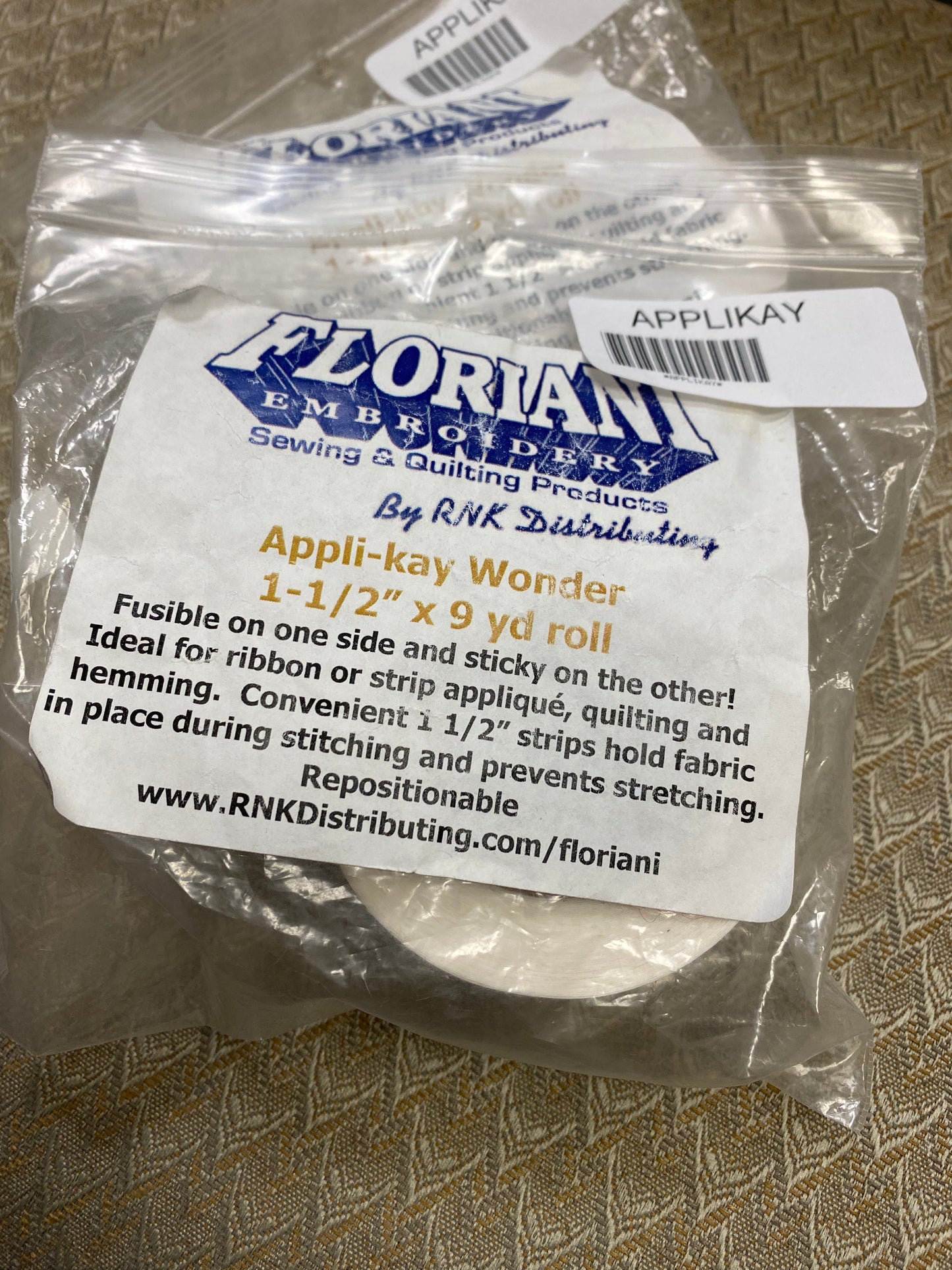 Floriani Appli-kay and Appli-Stick Wonder Tape