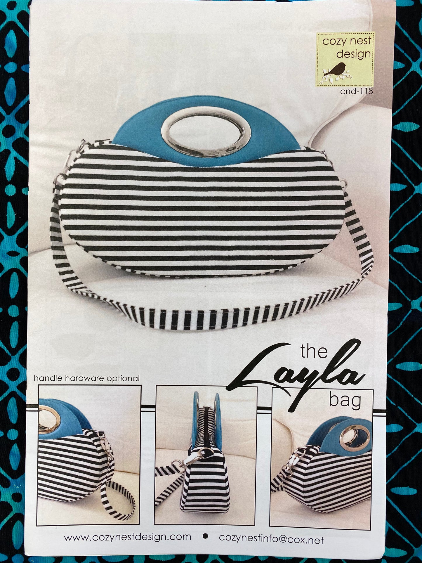 Cozy Nest Design- The Layla Bag
