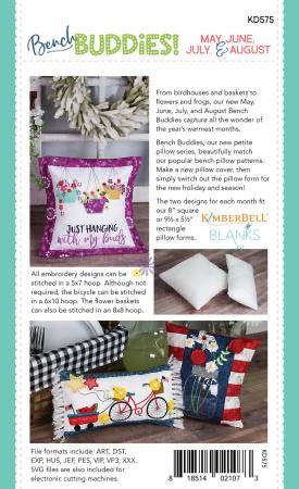 Bench Buddies - May, June and July