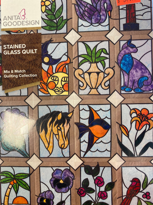 Stained Glass Quilt by Anita Goodesign