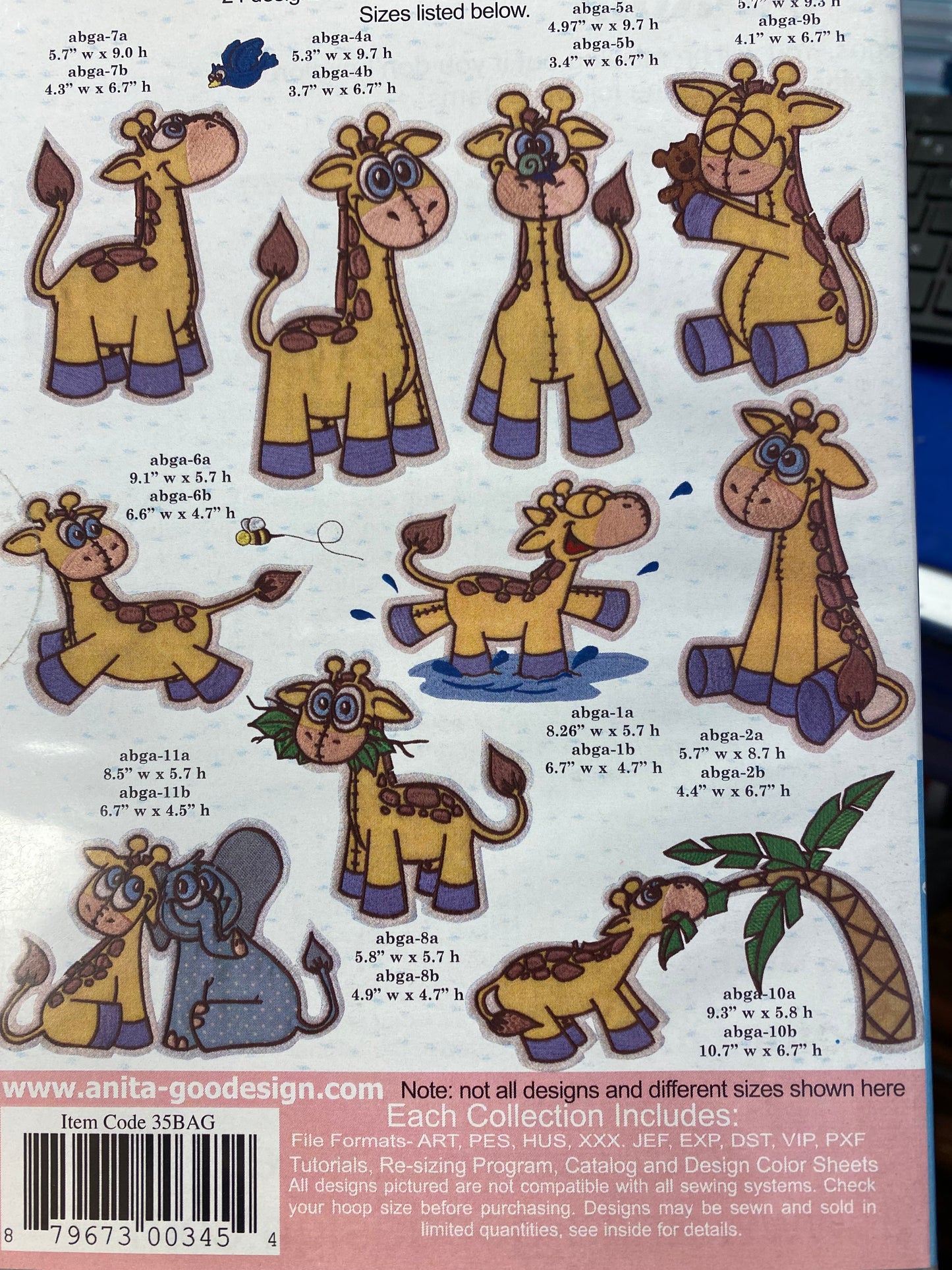 Baby Giraffes by Anita Goodesign