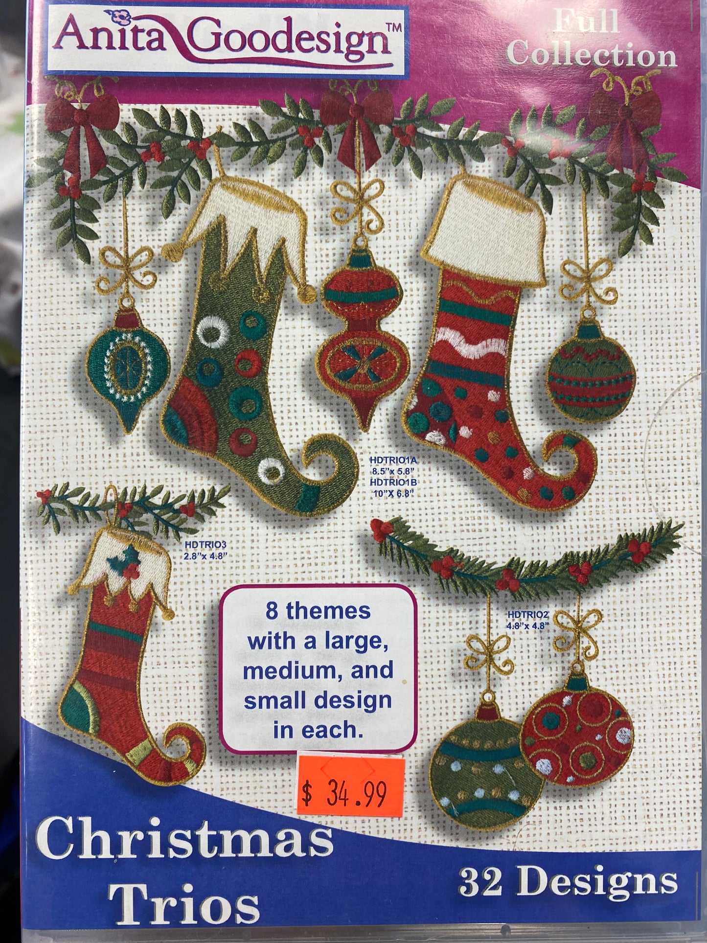 Christmas Trios by Anita Goodesign