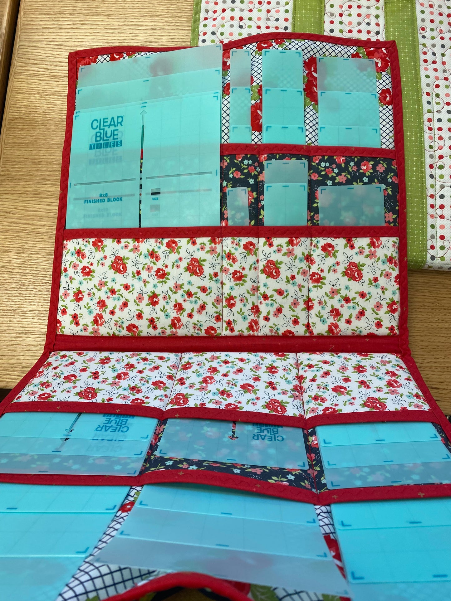 Clear Blue Tile Carrying Case Free Pattern