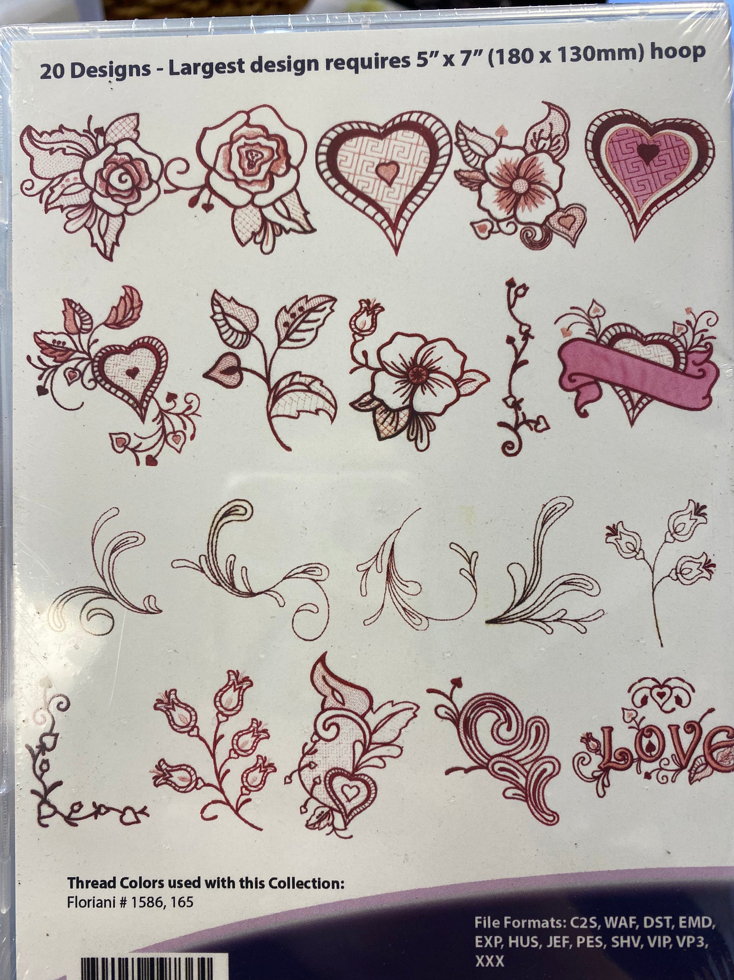Floriani Embroidery Design, Collection 24