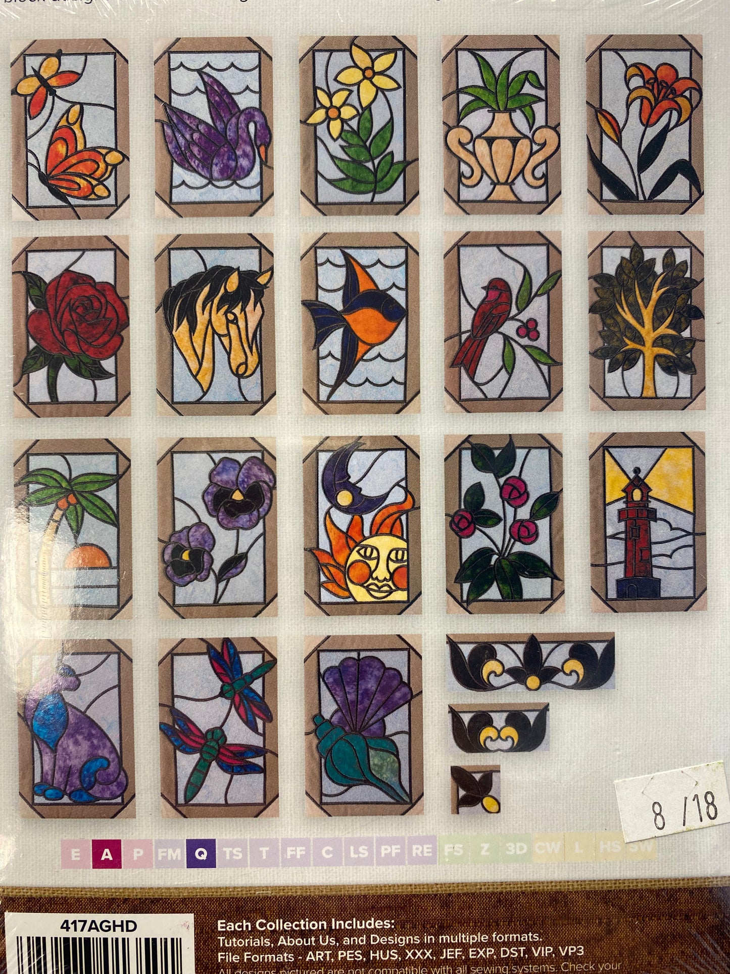 Stained Glass Quilt by Anita Goodesign