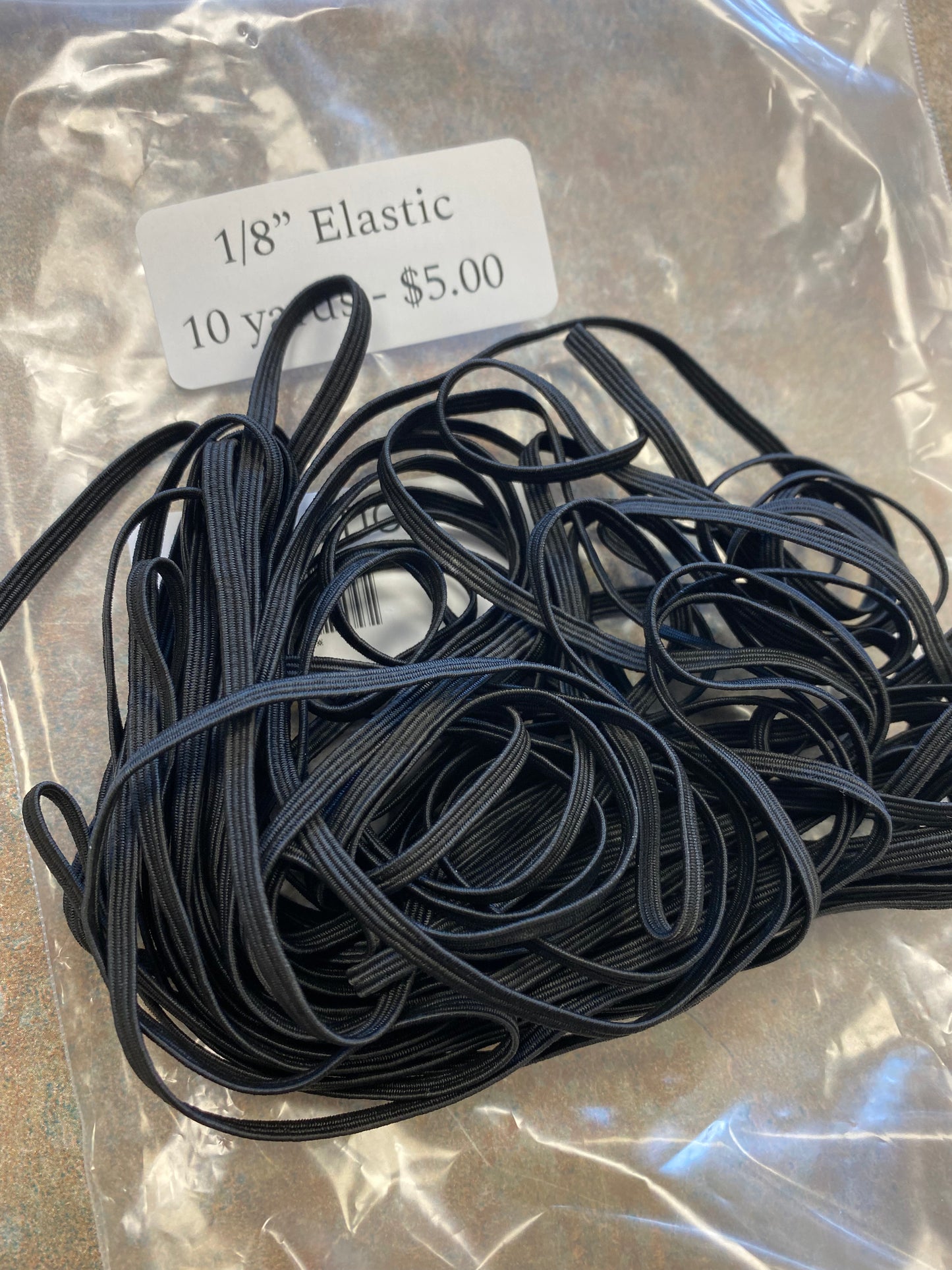 Black Flat Elastic