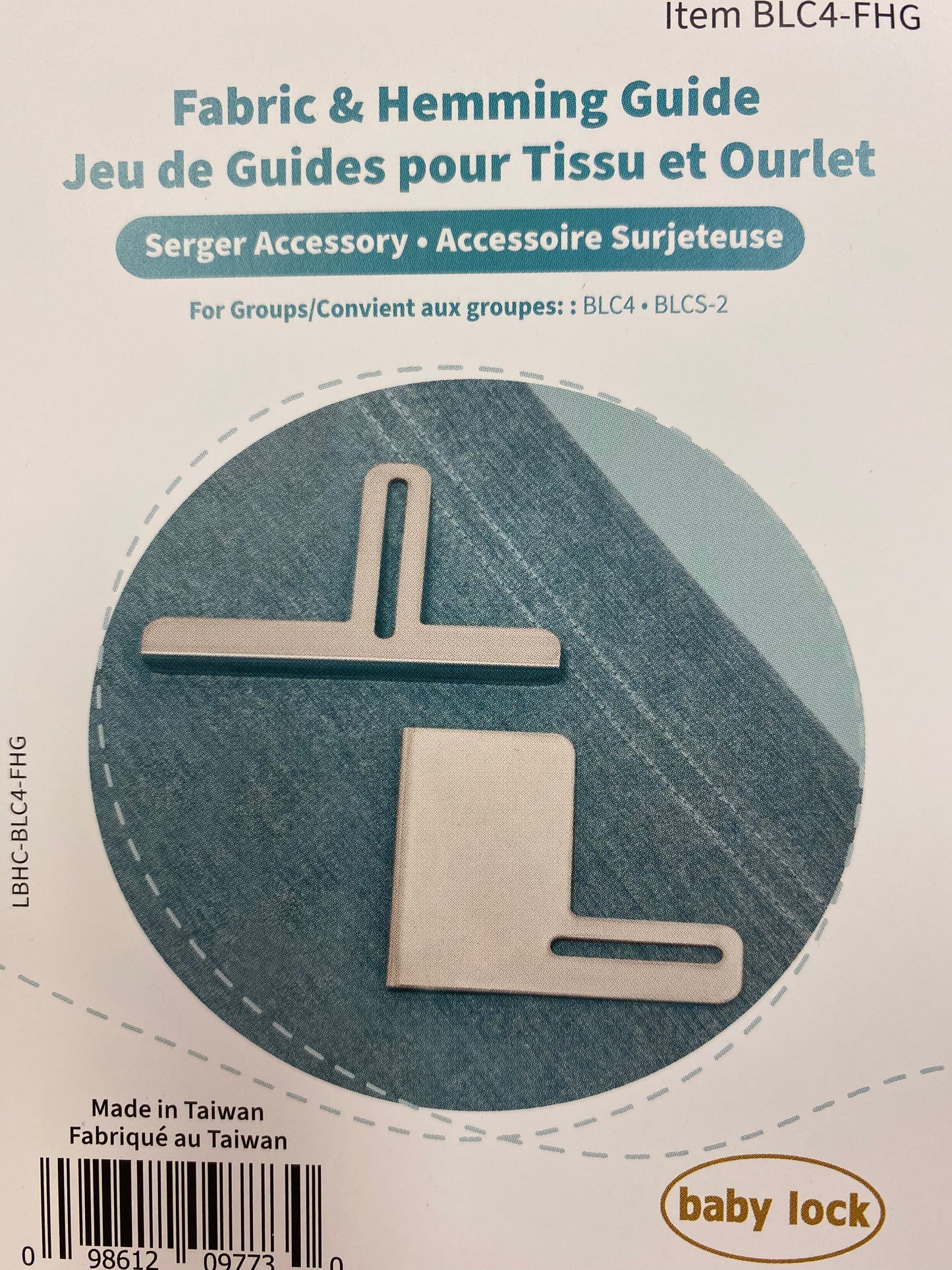 Baby Lock Fabric & Hemming Guide