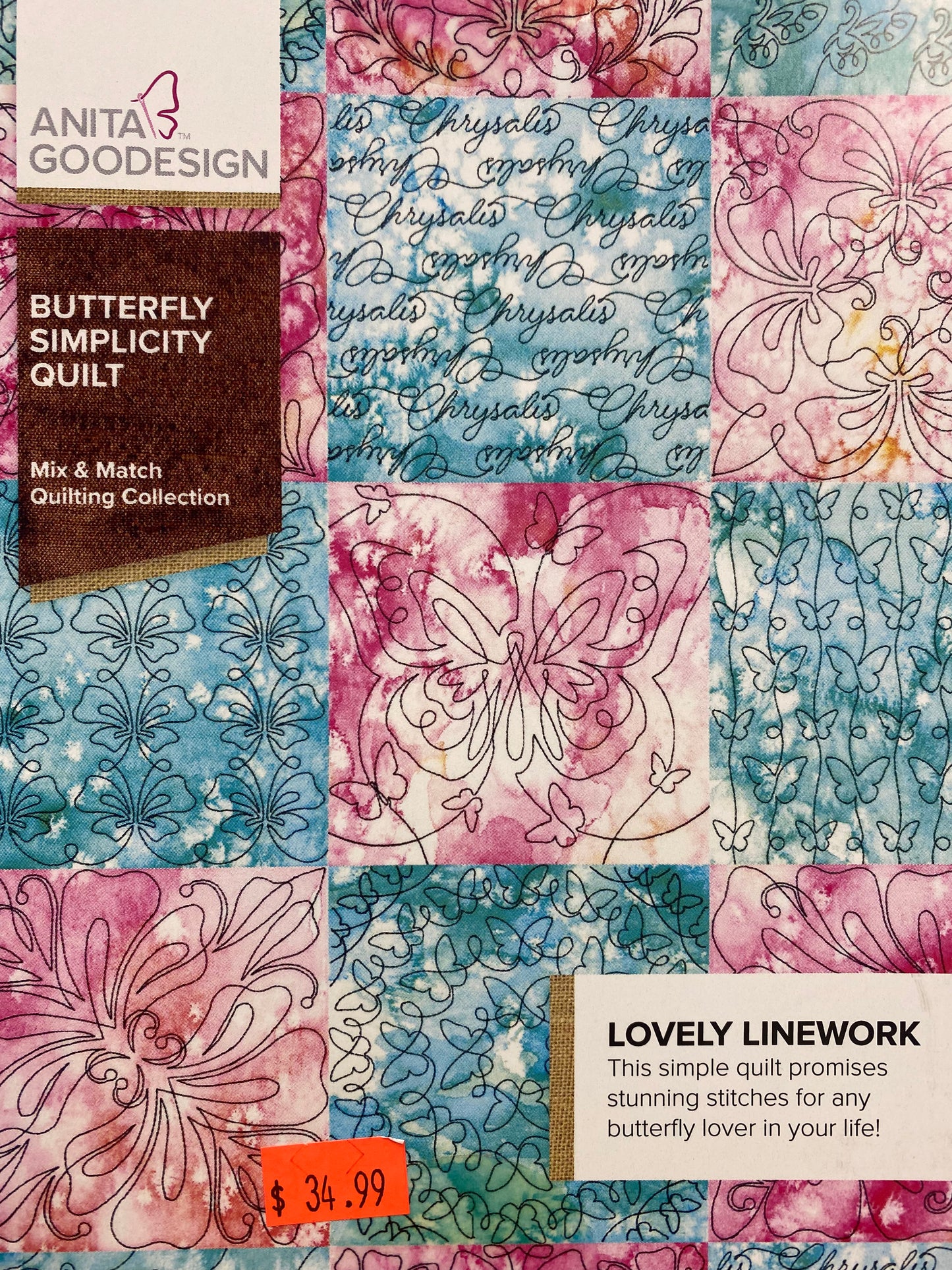 Butterfly Simplicity Quilt by Anita Goodesign