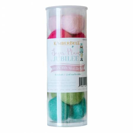 Wool Felt Balls - Sugar Plum Jubilee *Discontinued*