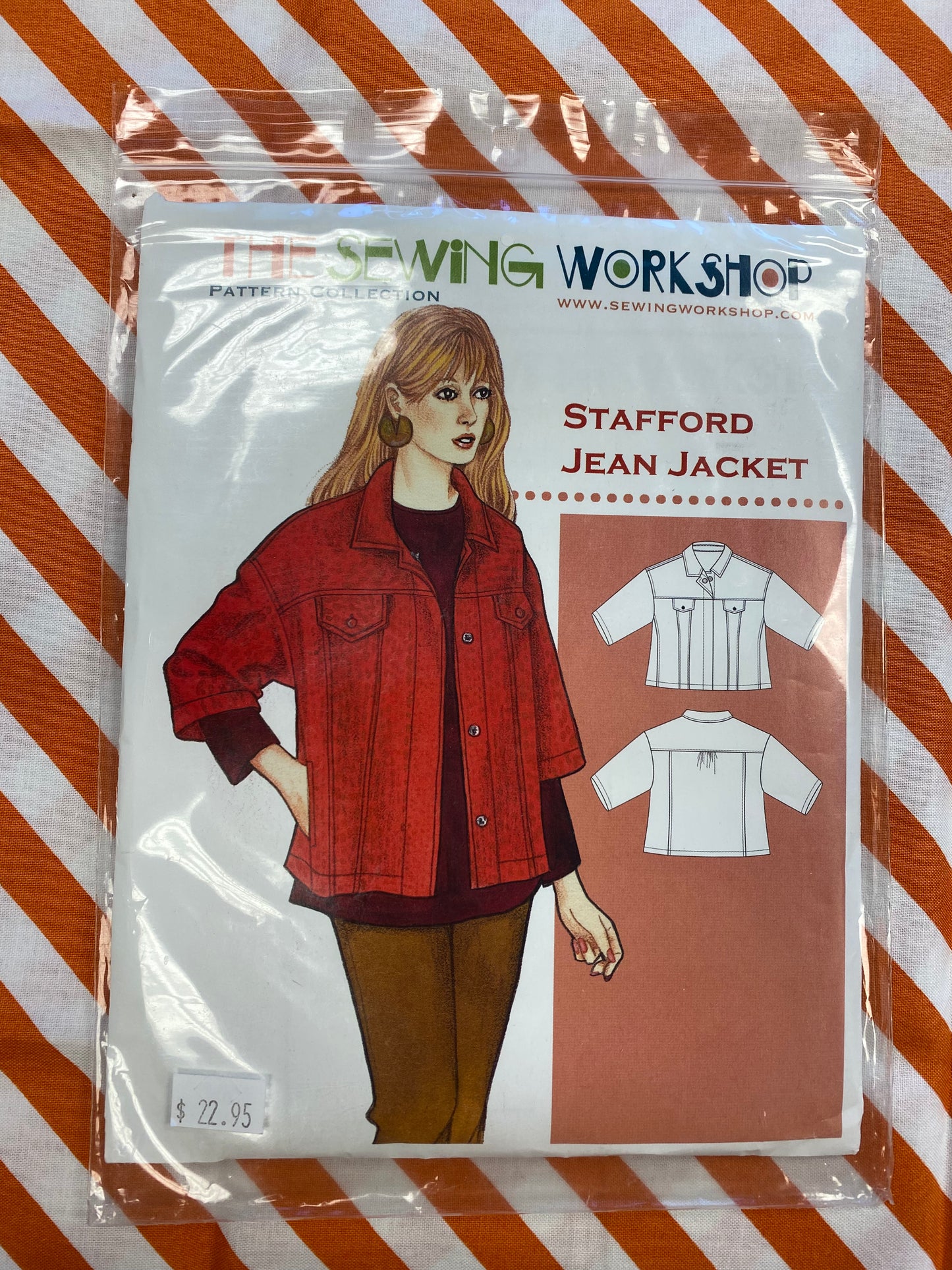 The Sewing Workshop, Stafford Jean Jacket Pattern