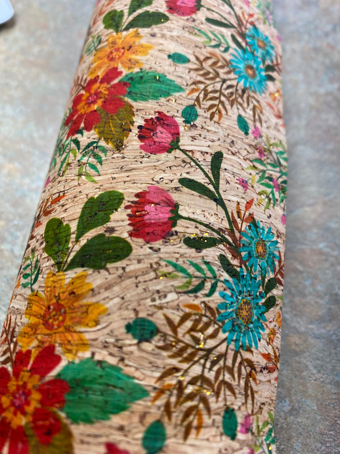 Sallie Tomato- Cork Fabric