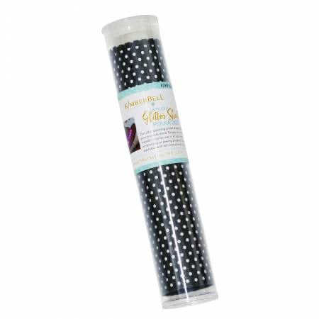Embroidery Glitter - Black Polka Dot *Discontinued*