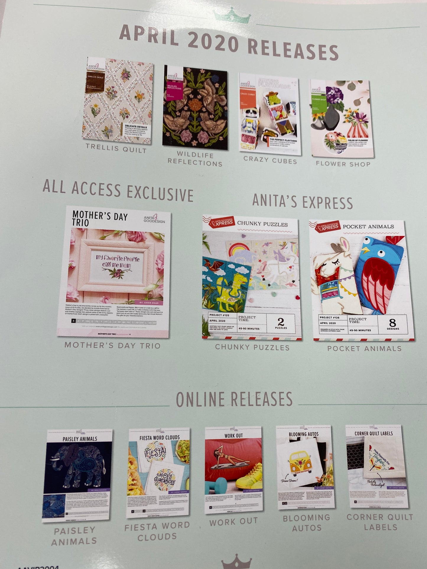 Anita Goodesign All Access Books ('17-'20)