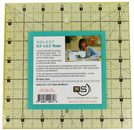 Quilters Select Non-Slip Rulers, Various sizes