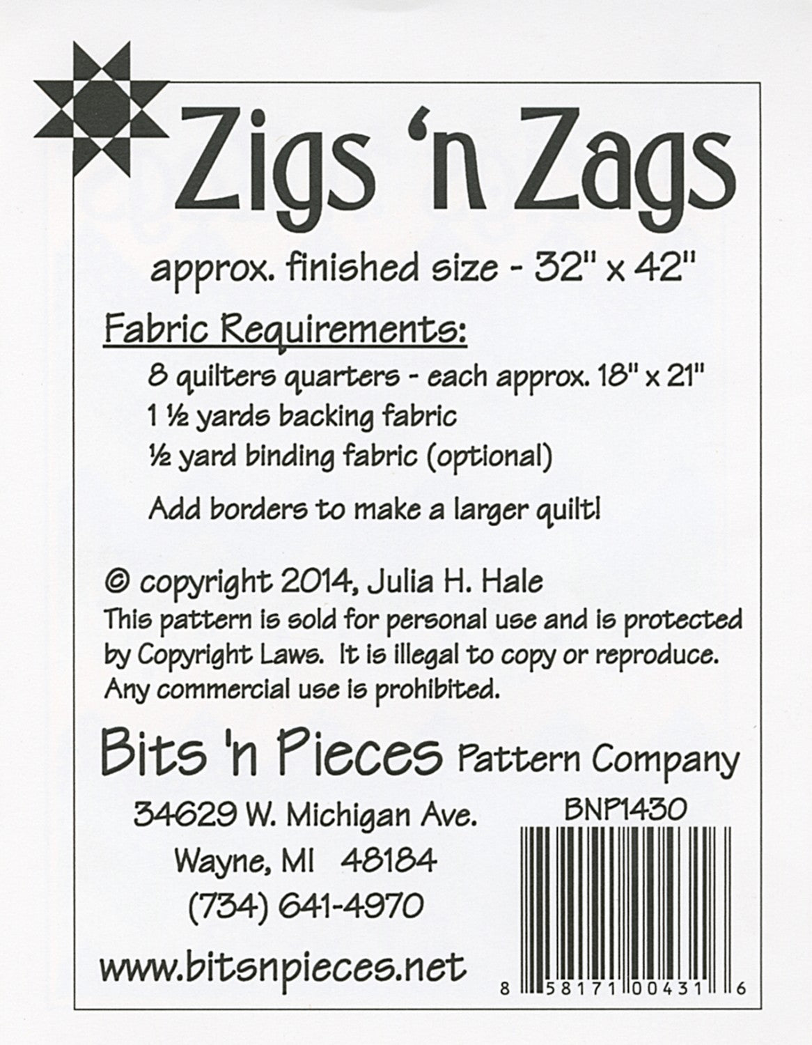 Bits 'n Pieces Quilt Patterns