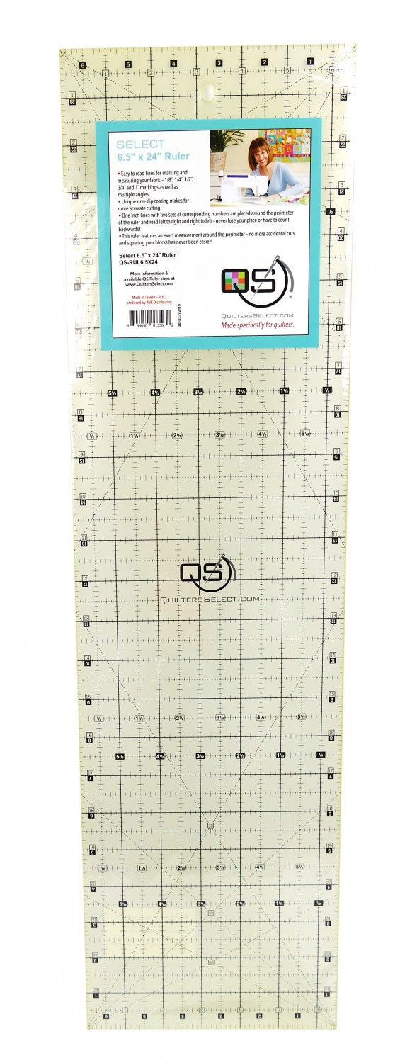 Quilters Select Non-Slip Rulers, Various sizes