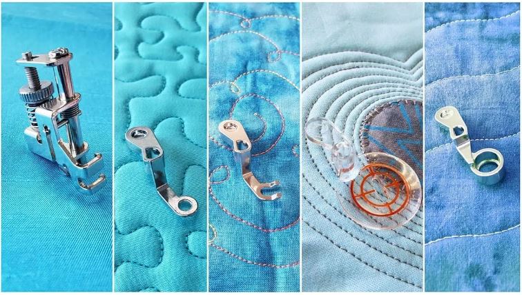 Free Motion Quilt Set Of 4 Soles And Foot