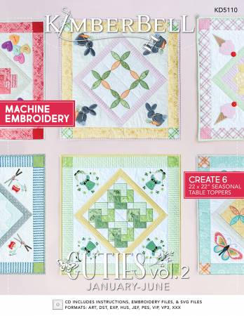 Kimberbell Cuties Vol 2 July-December kits and designs