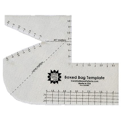 Carolina Moore CM22BBT Boxed Bag Template