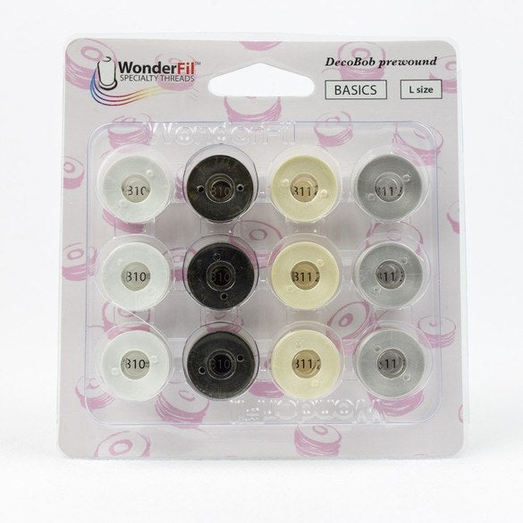 DecoBob Prewound Bobbins 12ct