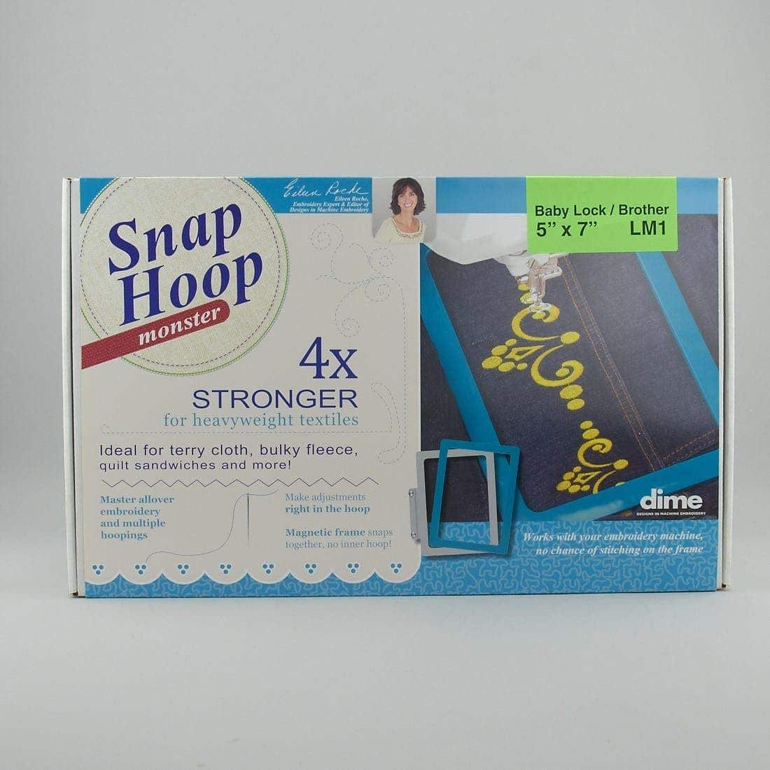 DIME Snap Hoop Monster Magnetic Hoop, 5 In X 7 In, Brother And Baby Lock Compatible
