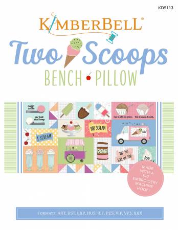 Kimberbell’s Two Scoops Bench Pillow