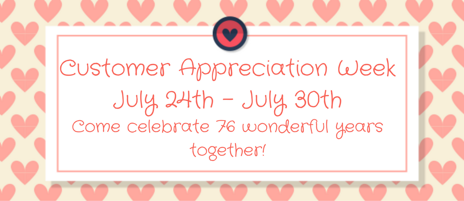 Customer Appreciation Sale!