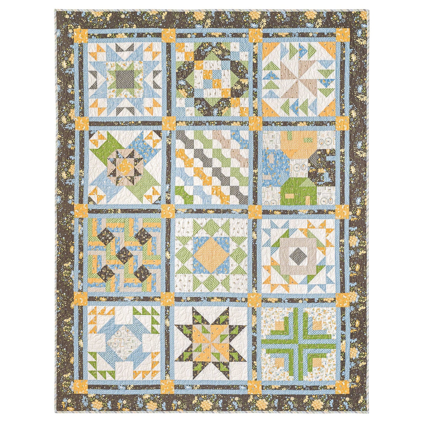Learn as You Go: Stitch the Daydream Sampler Quilt Pattern Book