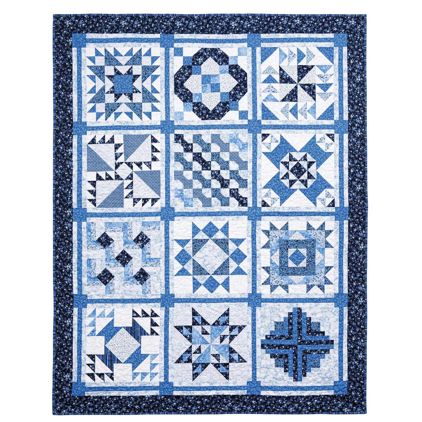 Learn as You Go: Stitch the Daydream Sampler Quilt Pattern Book