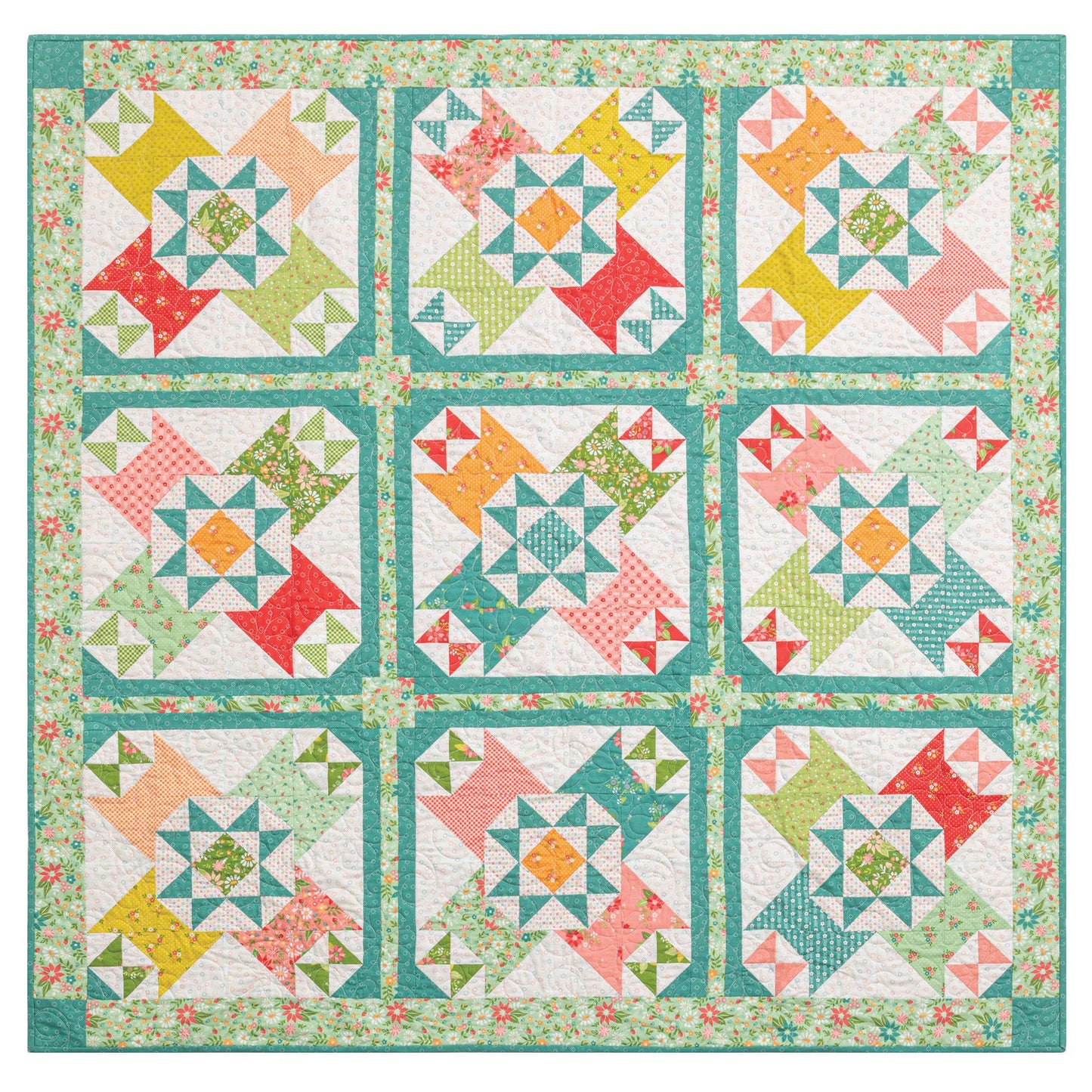 Learn as You Go: Stitch the Daydream Sampler Quilt Pattern Book