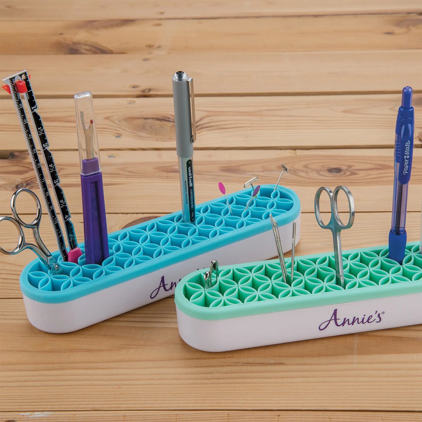 Annie's Desk Organizer Mint
