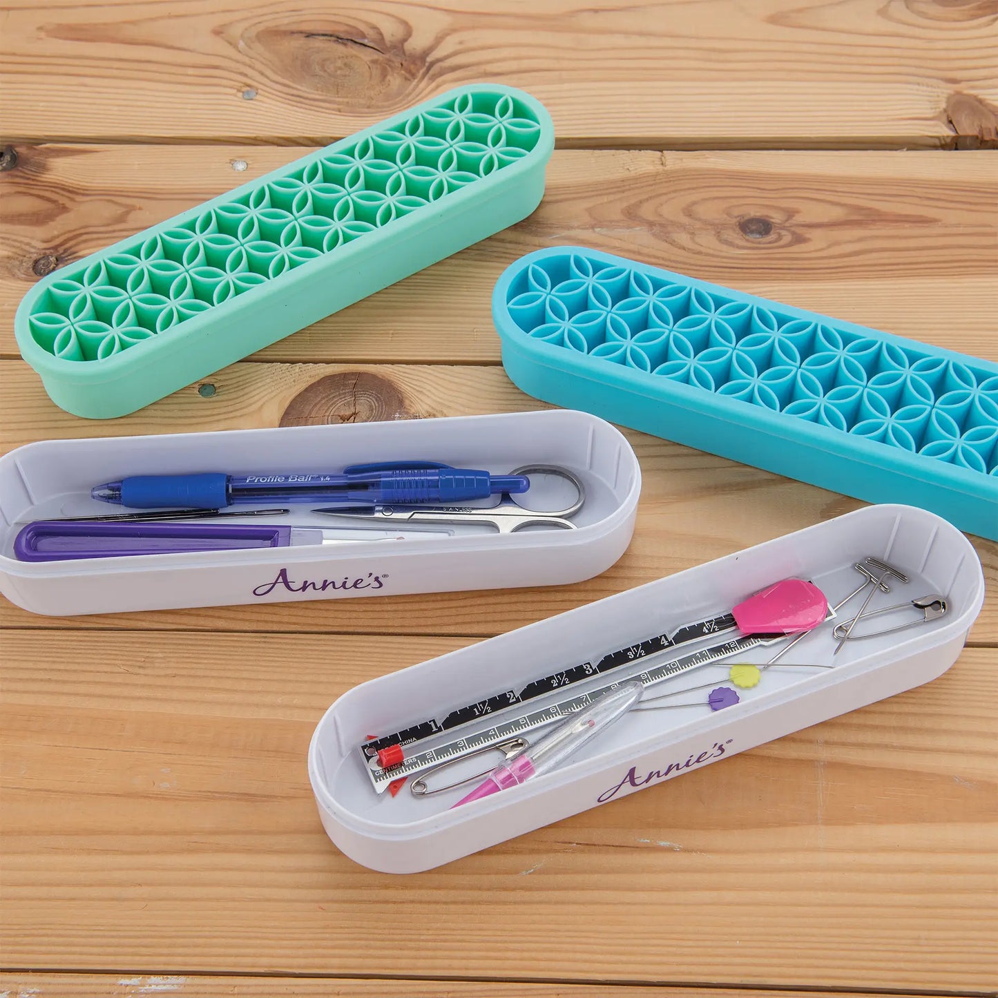 Annie's Desk Organizer Mint