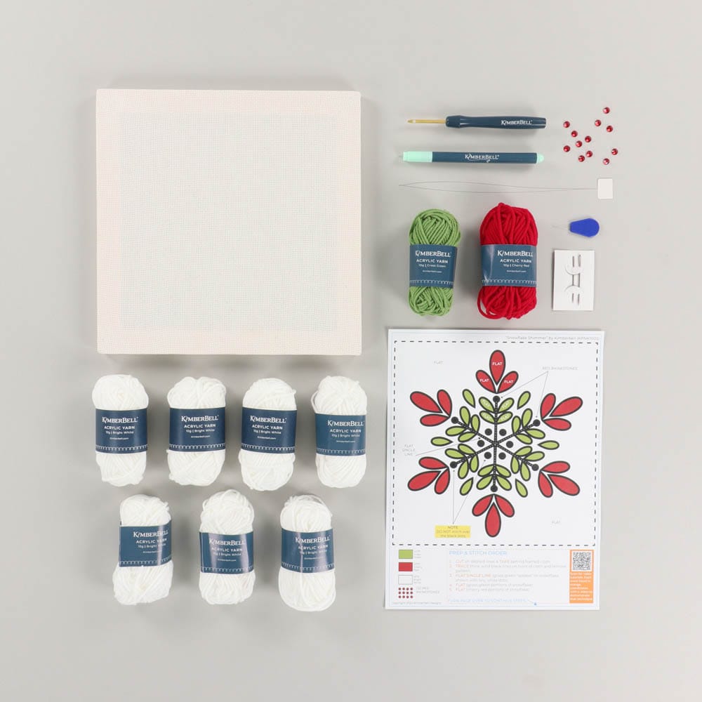 Snowflake Shimmer – Punch Needle Plus Kit