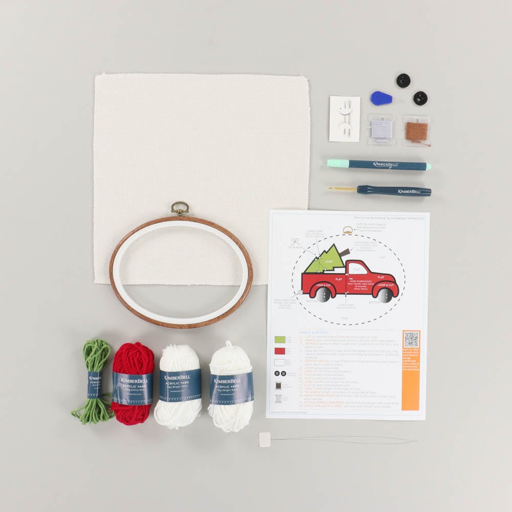 Merrily We Roll Along - Punch Needle Plus Kit