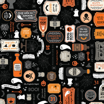 Pumpkins & Potions Fabric Yardage By Kimberbell